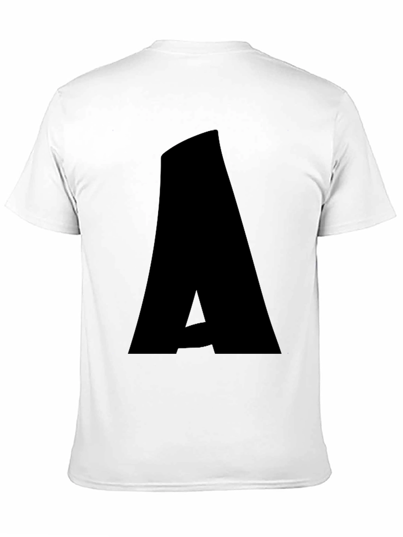 Bold A Graphic Tee - Stylish Black T-Shirt