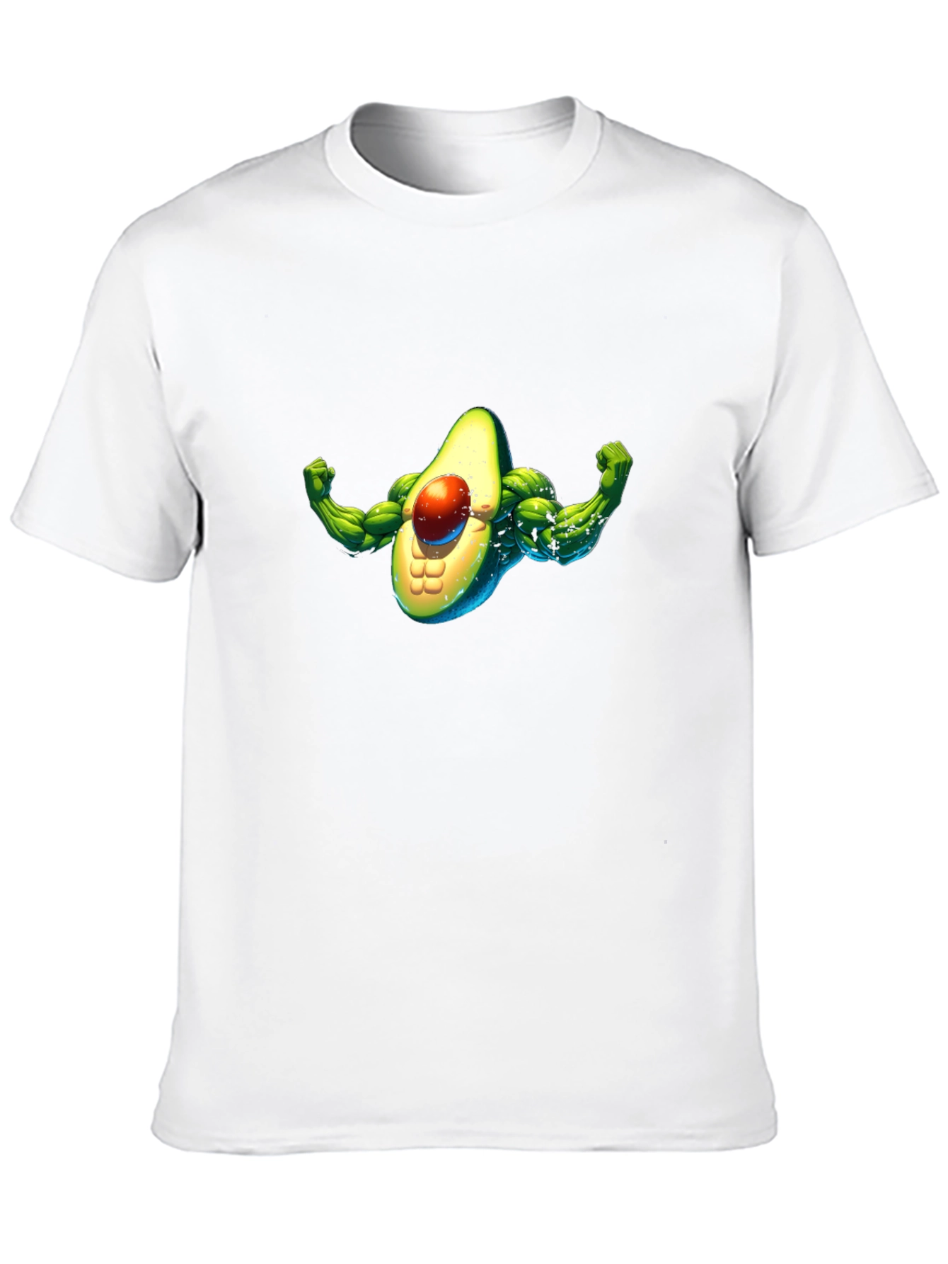 Muscle Avocado Black T-Shirt