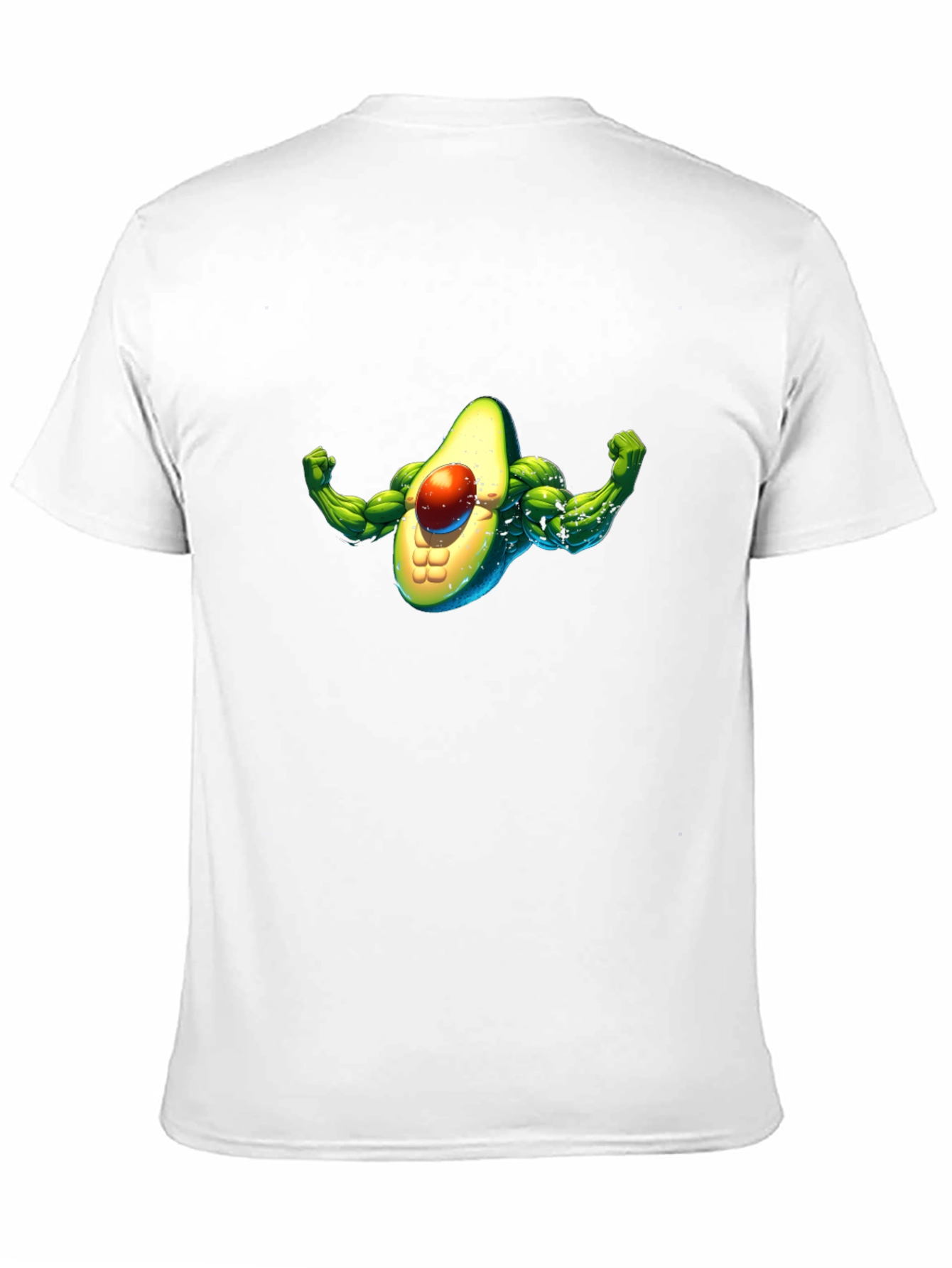 Muscle Avocado Black T-Shirt