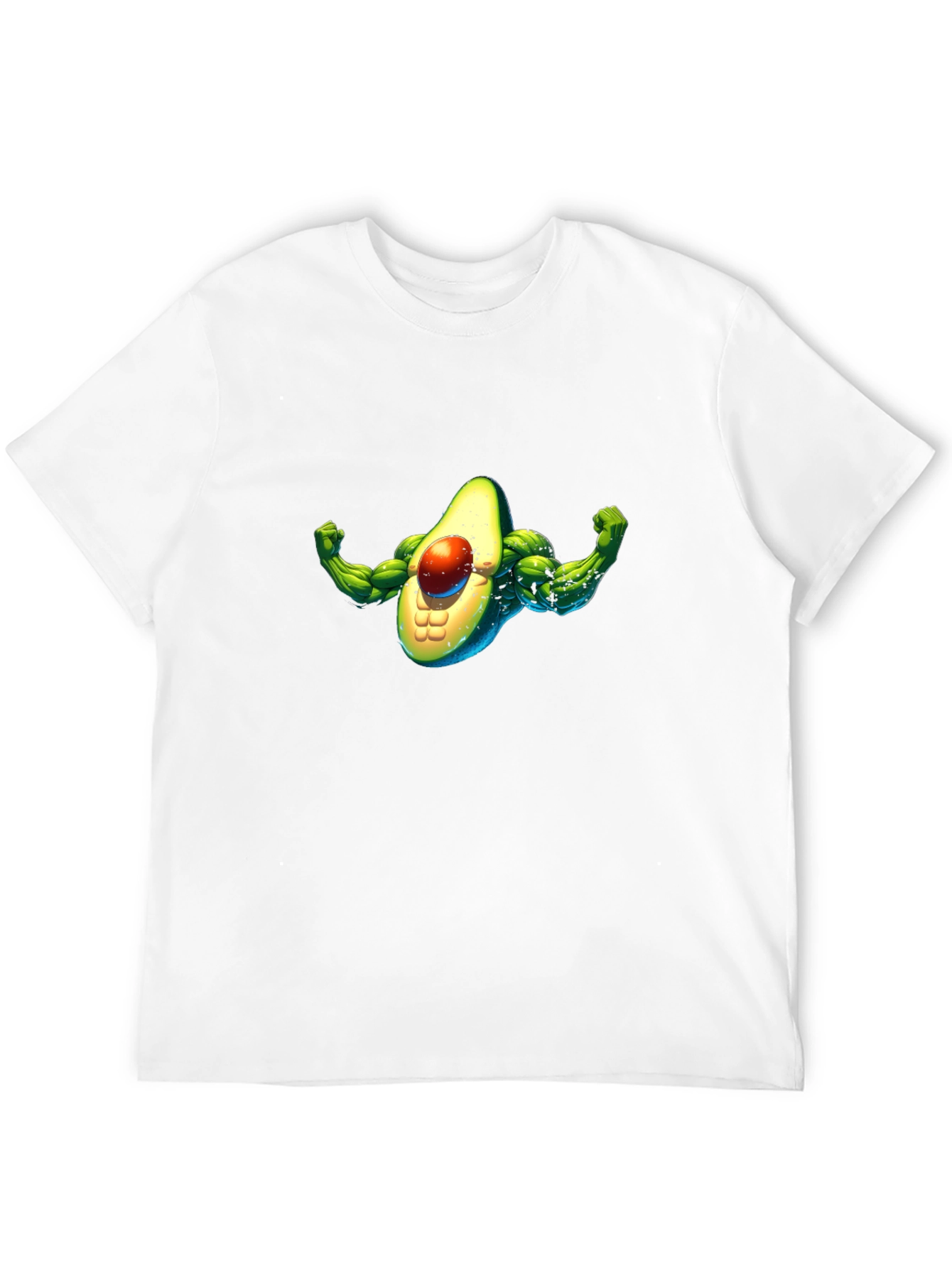 Muscle Avocado Black T-Shirt