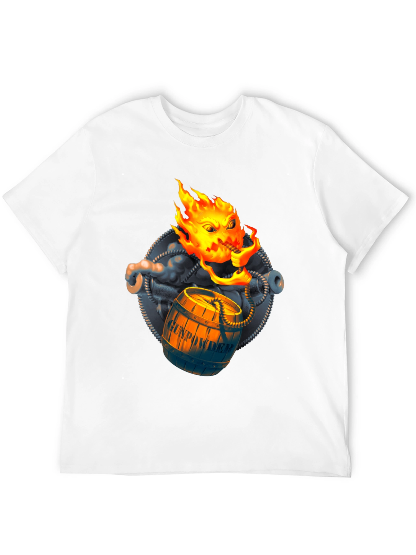 Fiery Gunpowder Barrel T-Shirt