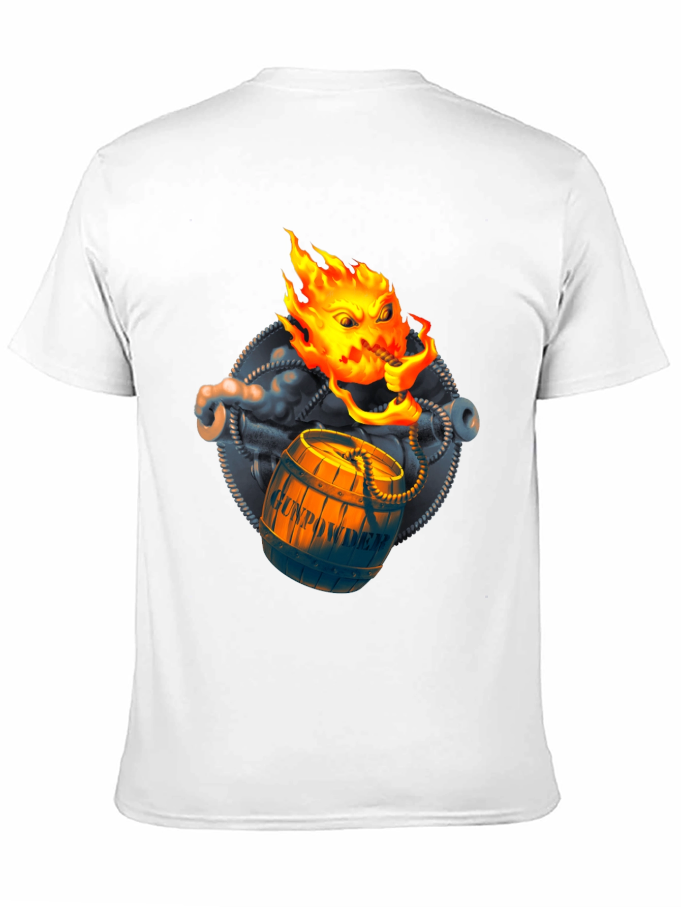 Fiery Gunpowder Barrel T-Shirt