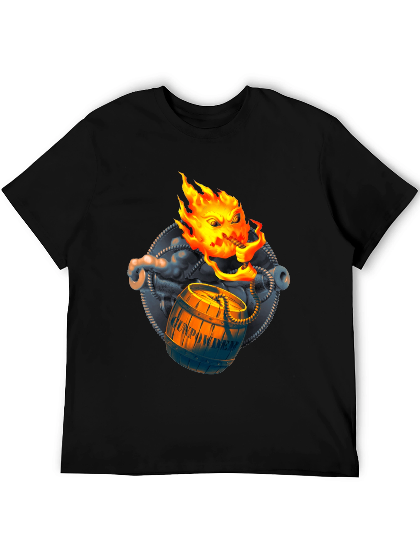 Fiery Gunpowder Barrel T-Shirt