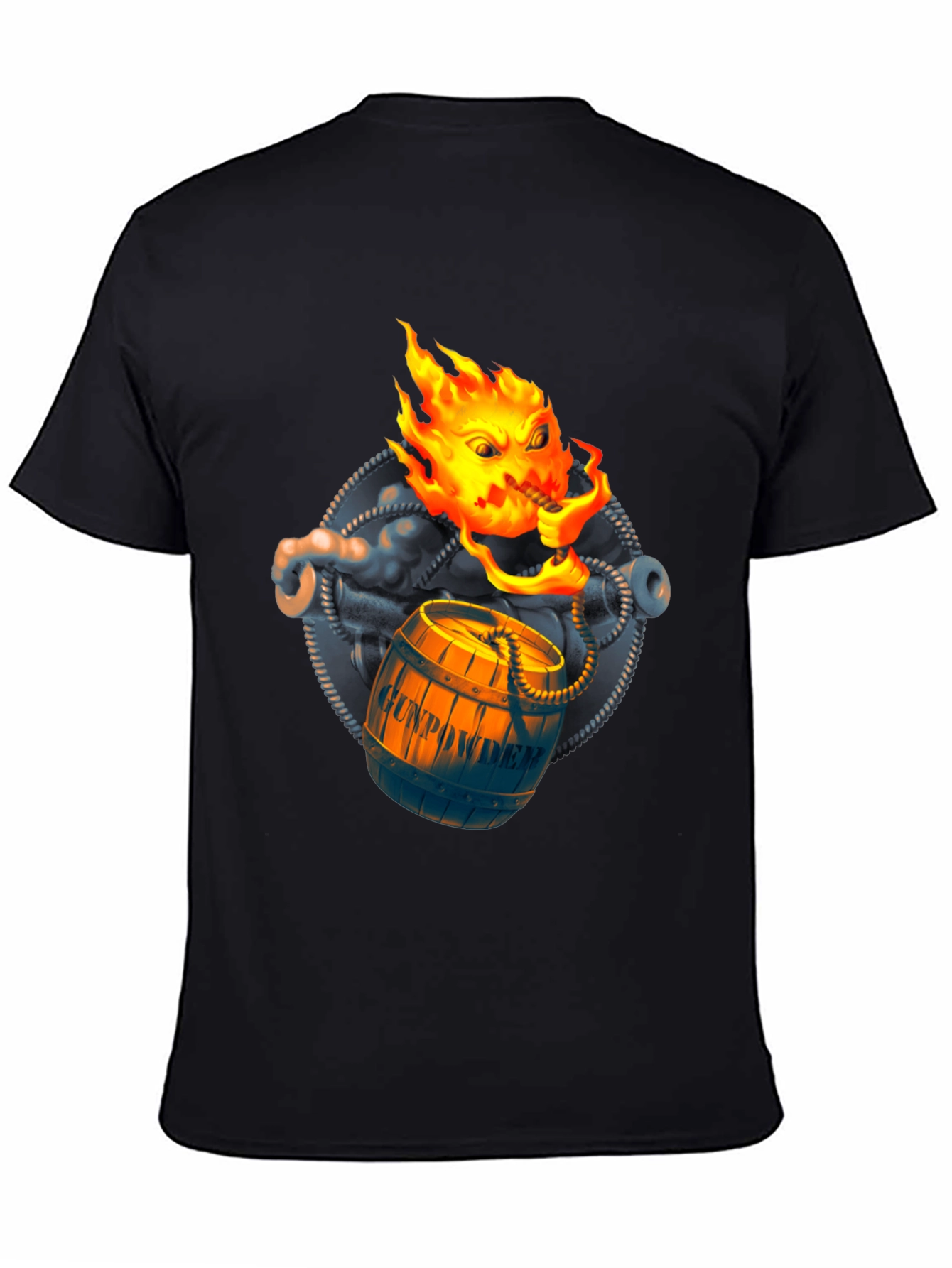 Fiery Gunpowder Barrel T-Shirt