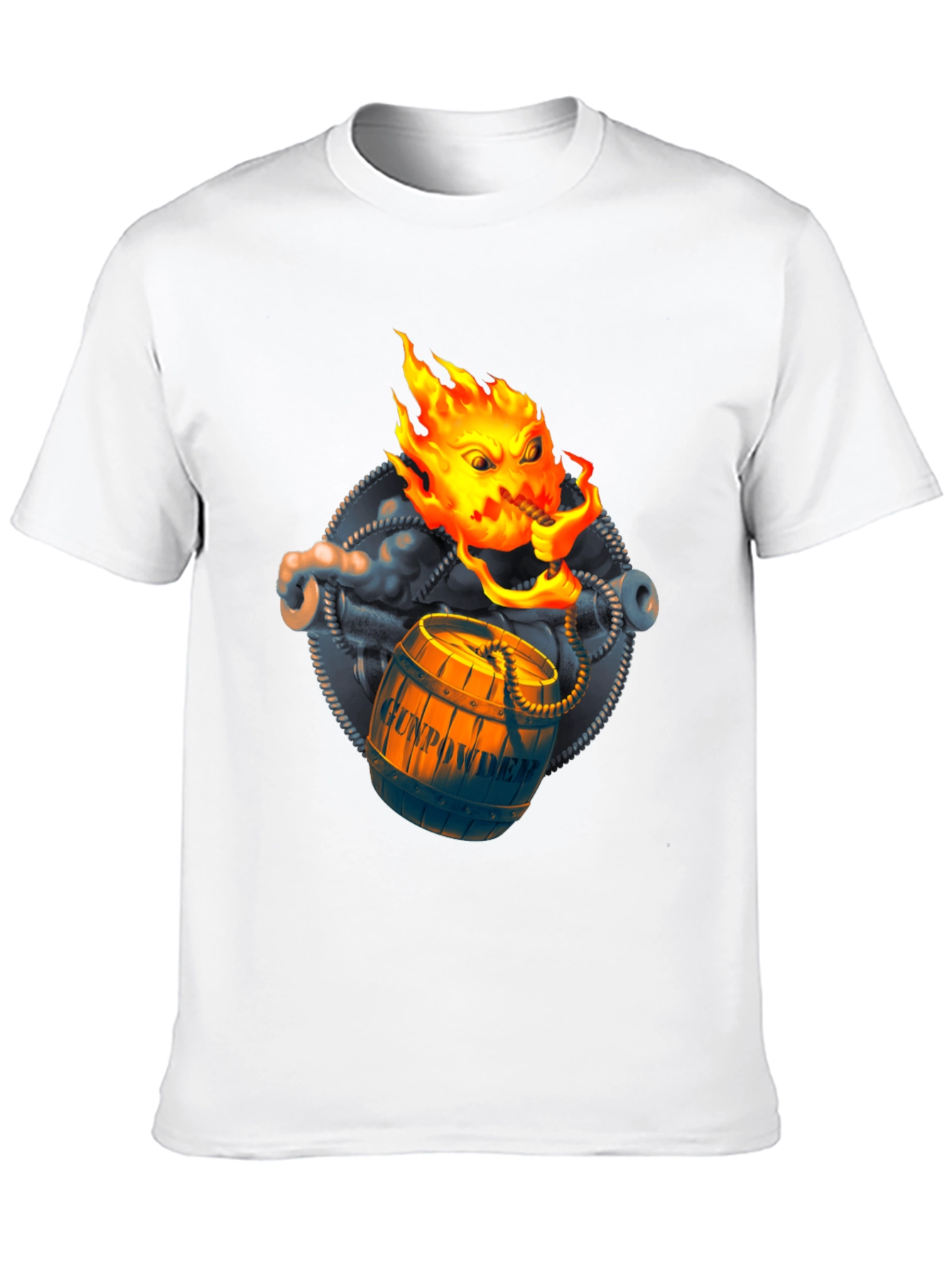 Fiery Gunpowder Barrel T-Shirt