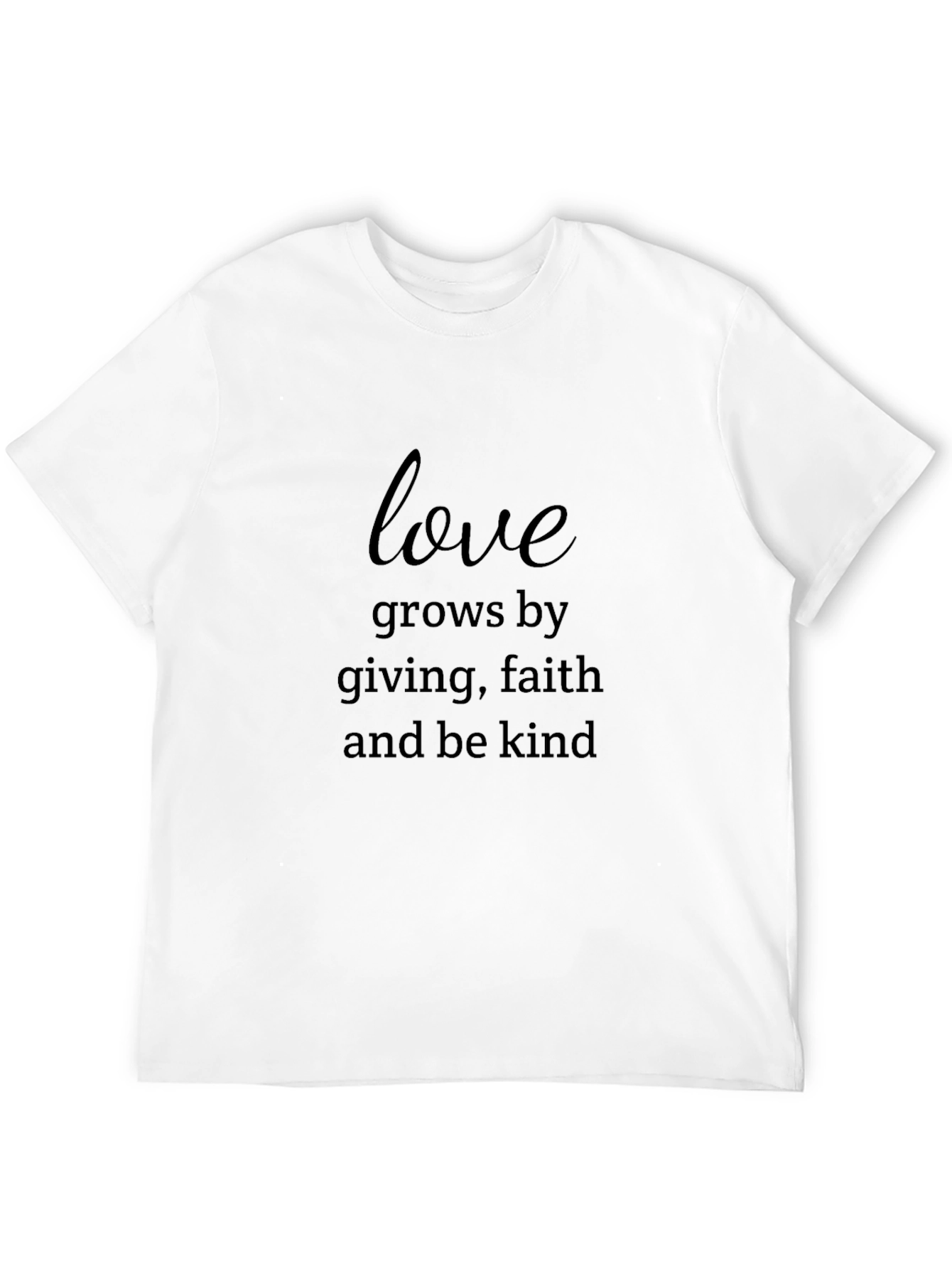 Love Grows Black Graphic Tee