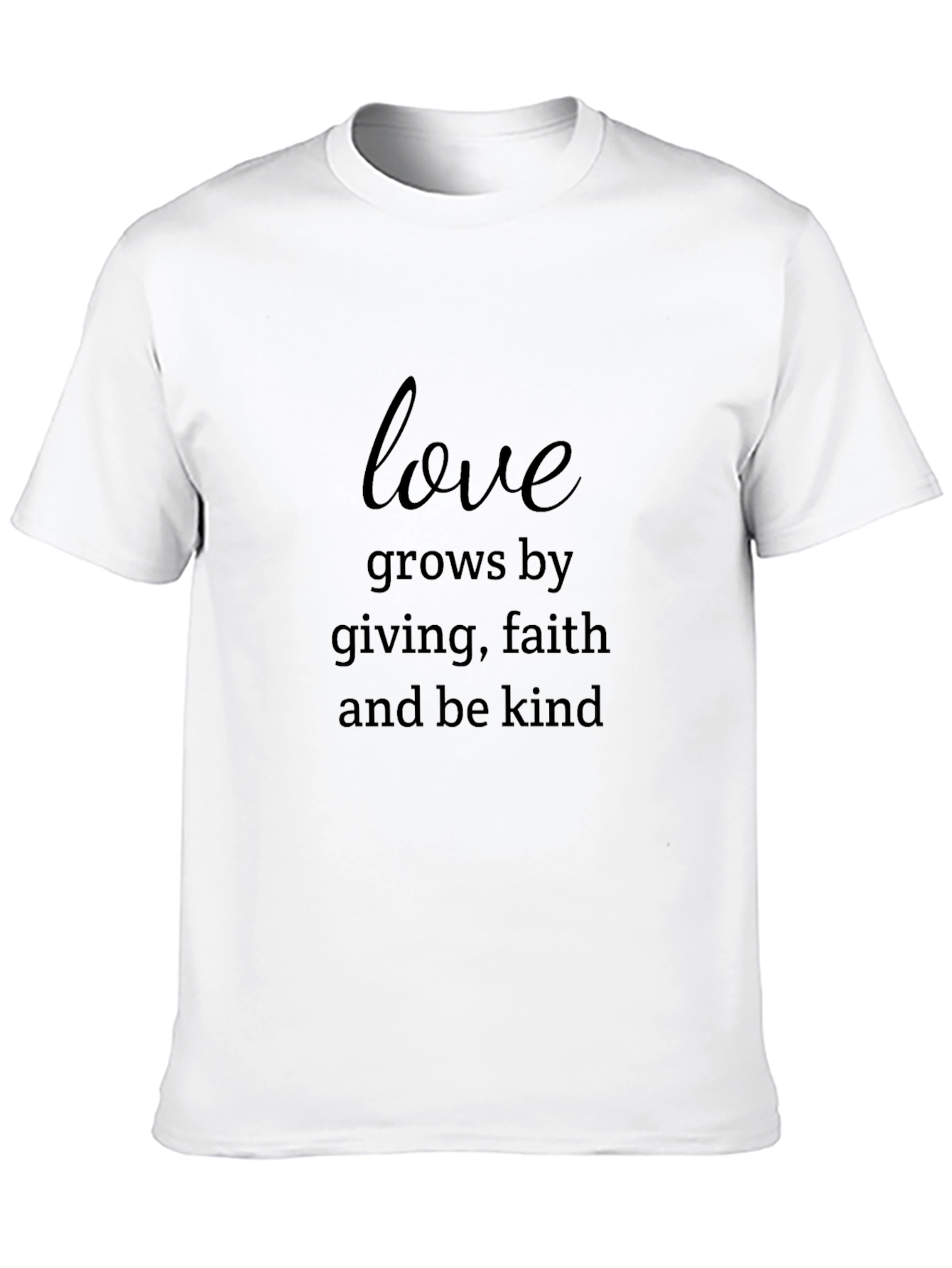 Love Grows Black Graphic Tee