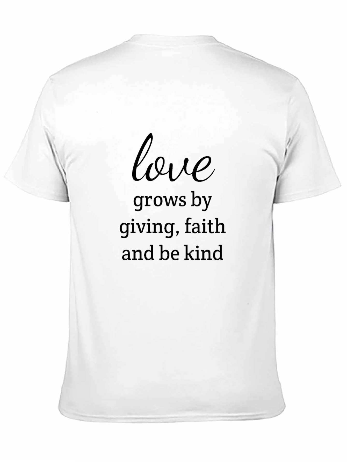Love Grows Black Graphic Tee
