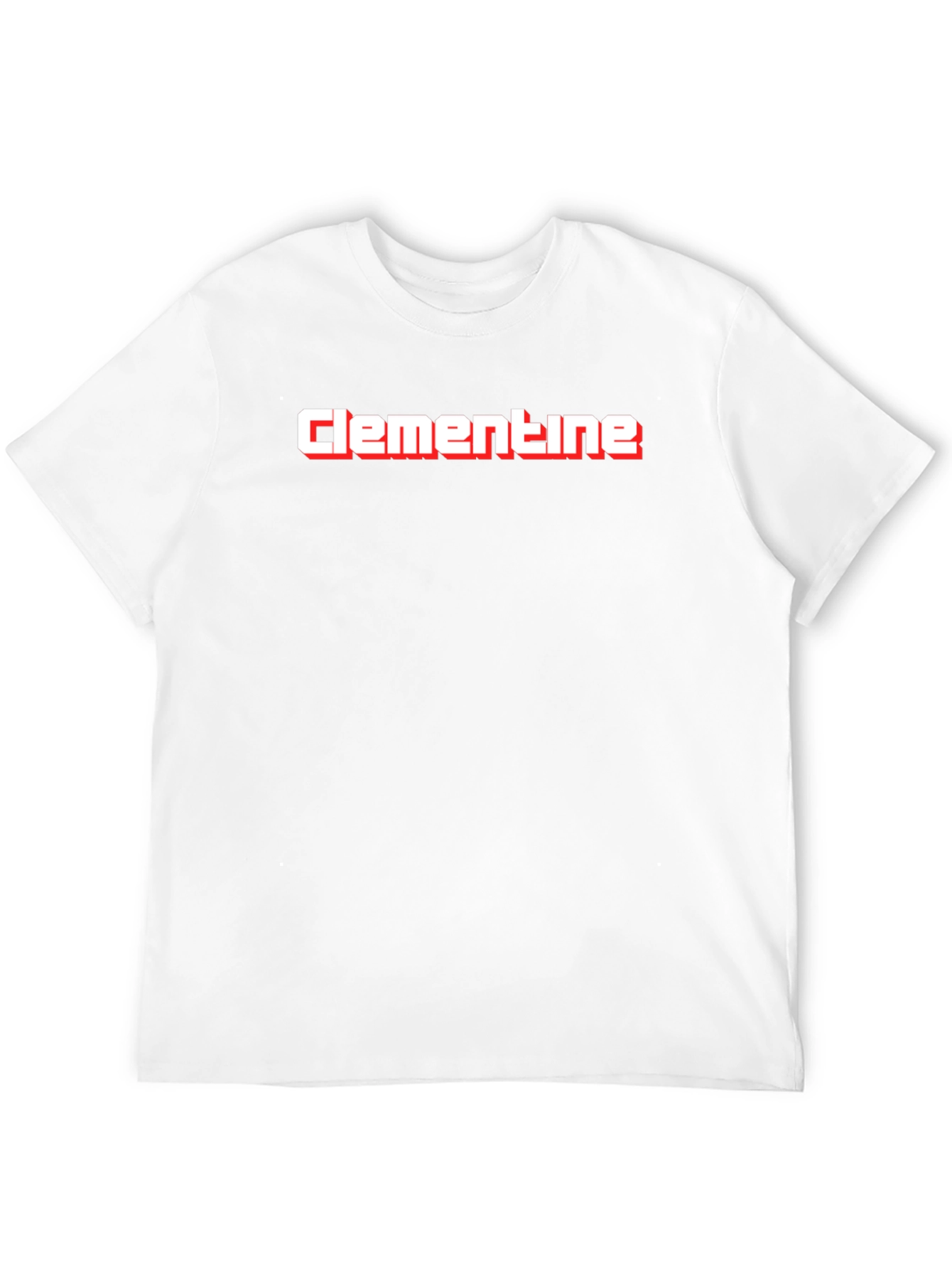 Clementine Graphic Tee - Black Cotton Blend T-Shirt