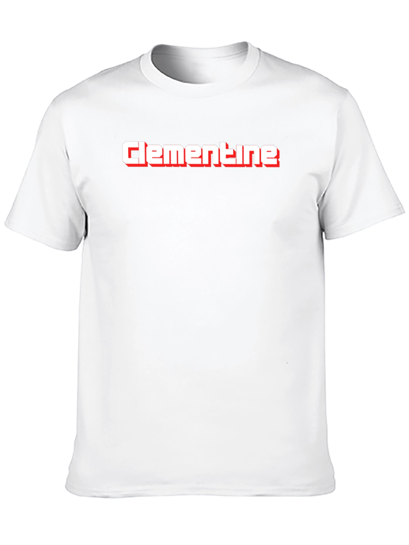 Clementine Graphic Tee - Black Cotton Blend T-Shirt