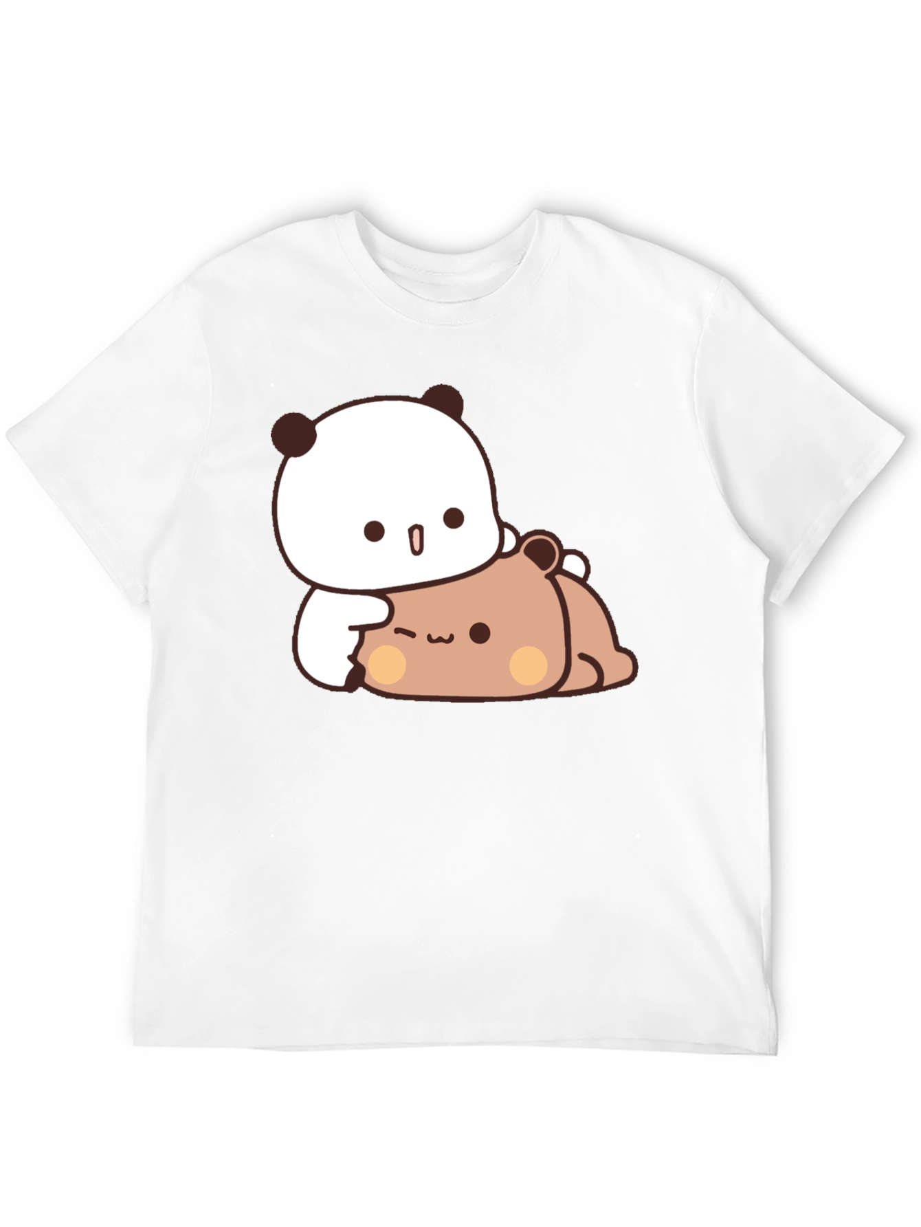Cute Panda Hug T-Shirt - Soft & Stylish