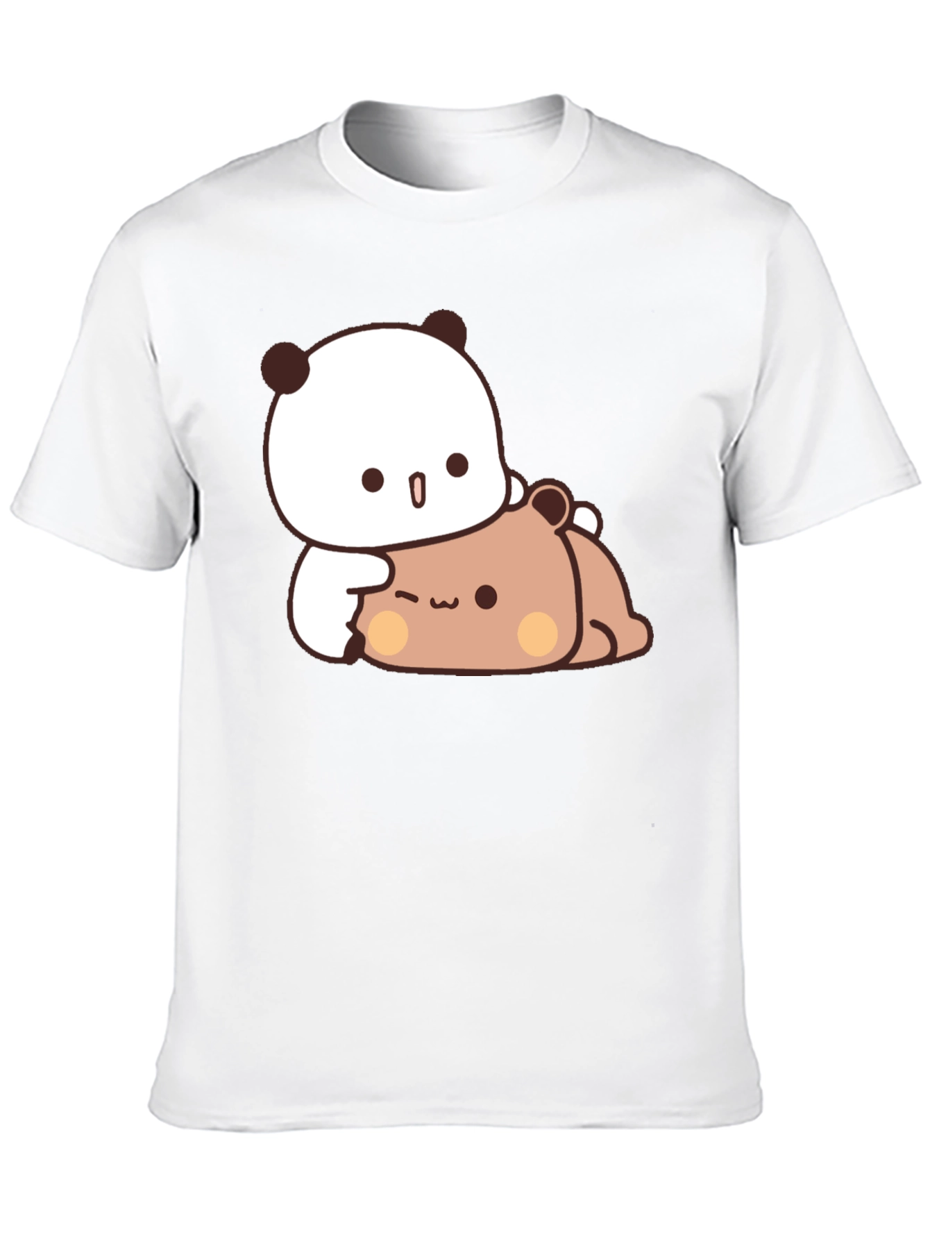 Cute Panda Hug T-Shirt - Soft & Stylish