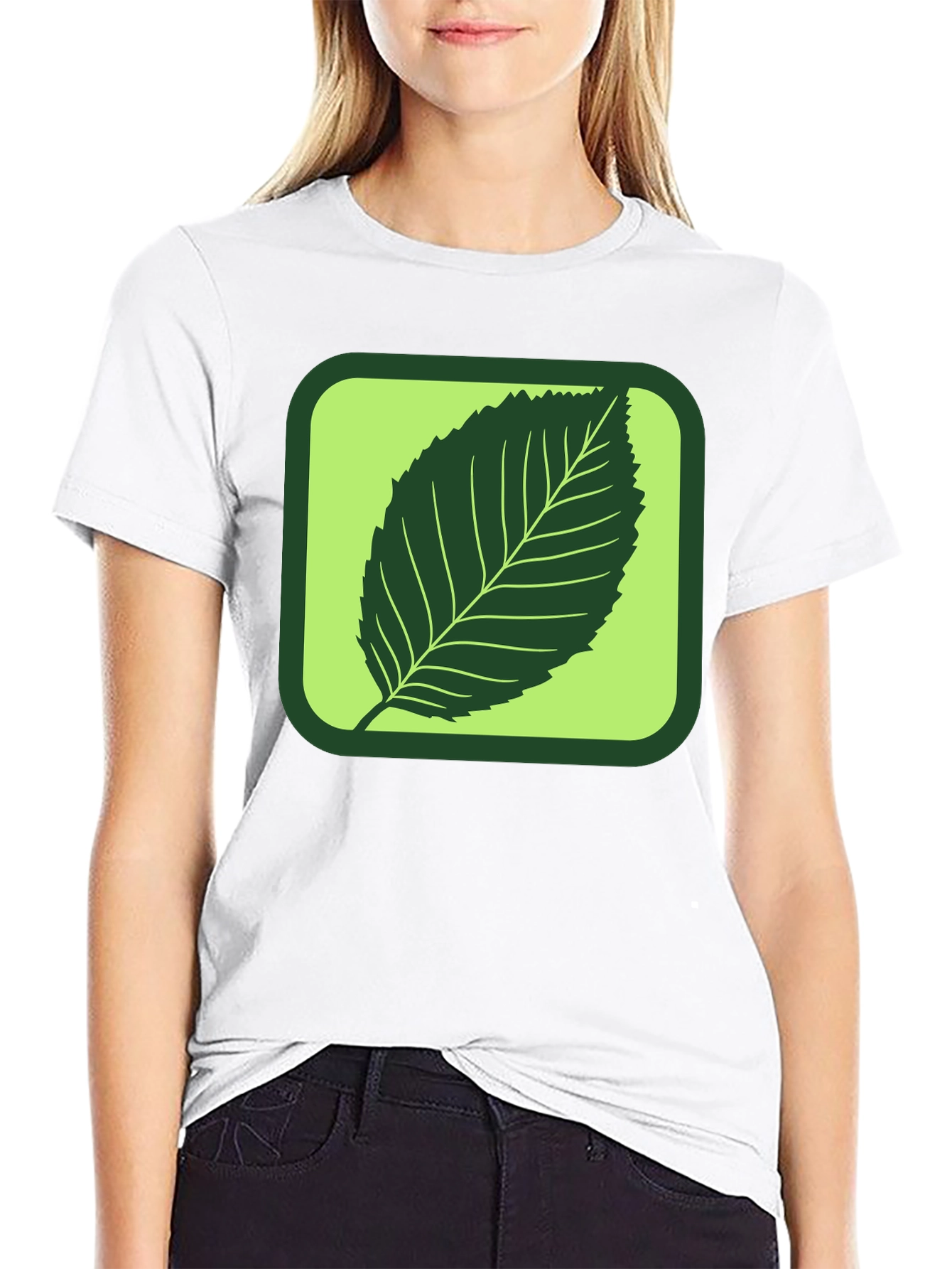 Leaf Graphic Tee - Nature Inspired Style
