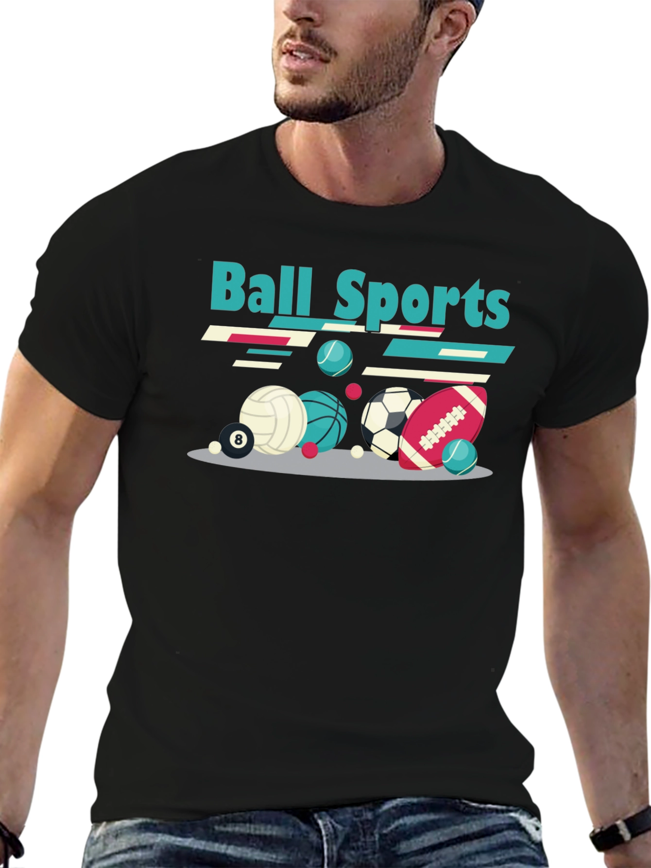 Ball Sports Graphic T-Shirt