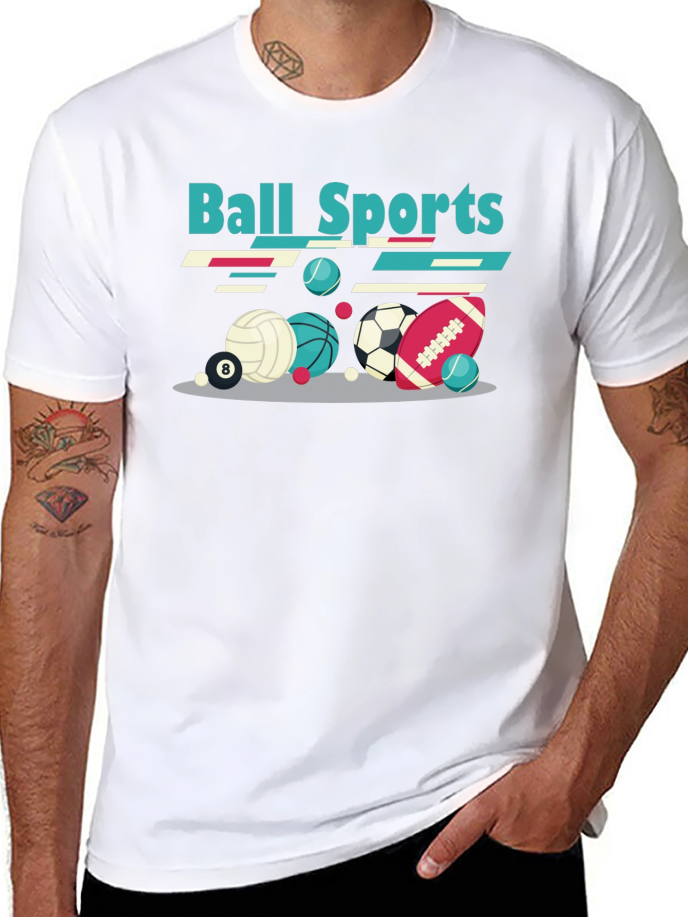 Ball Sports Graphic T-Shirt