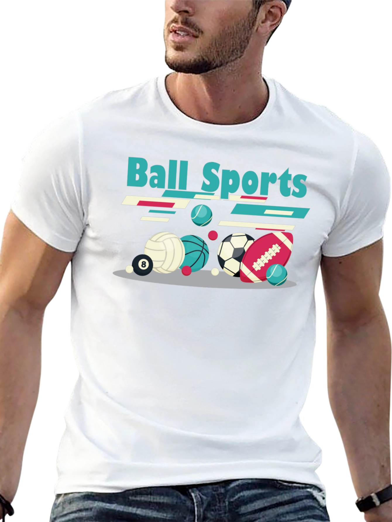 Ball Sports Graphic T-Shirt