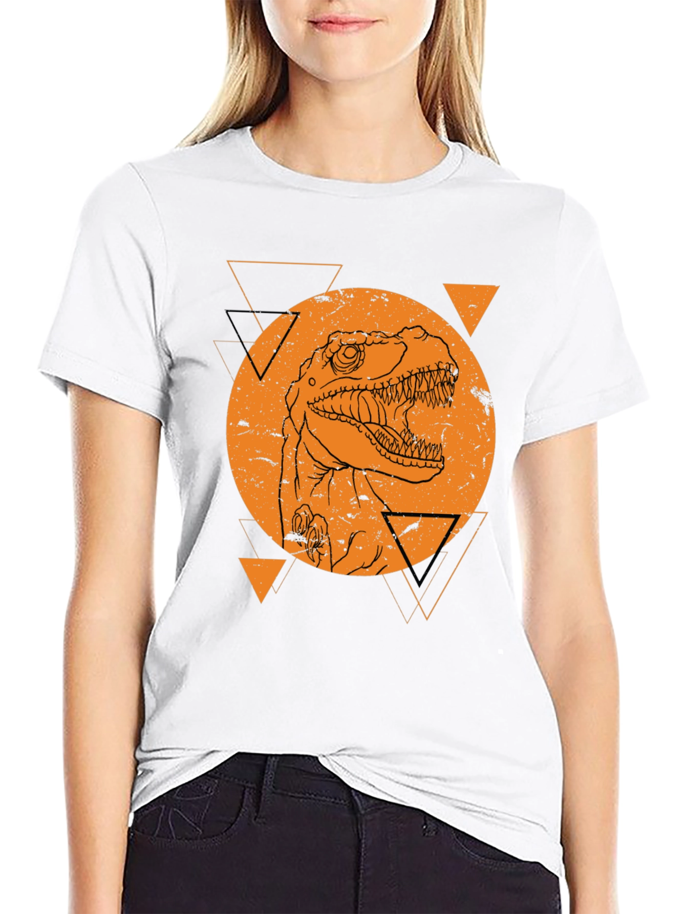 Dino Graphic T-Shirt - Black