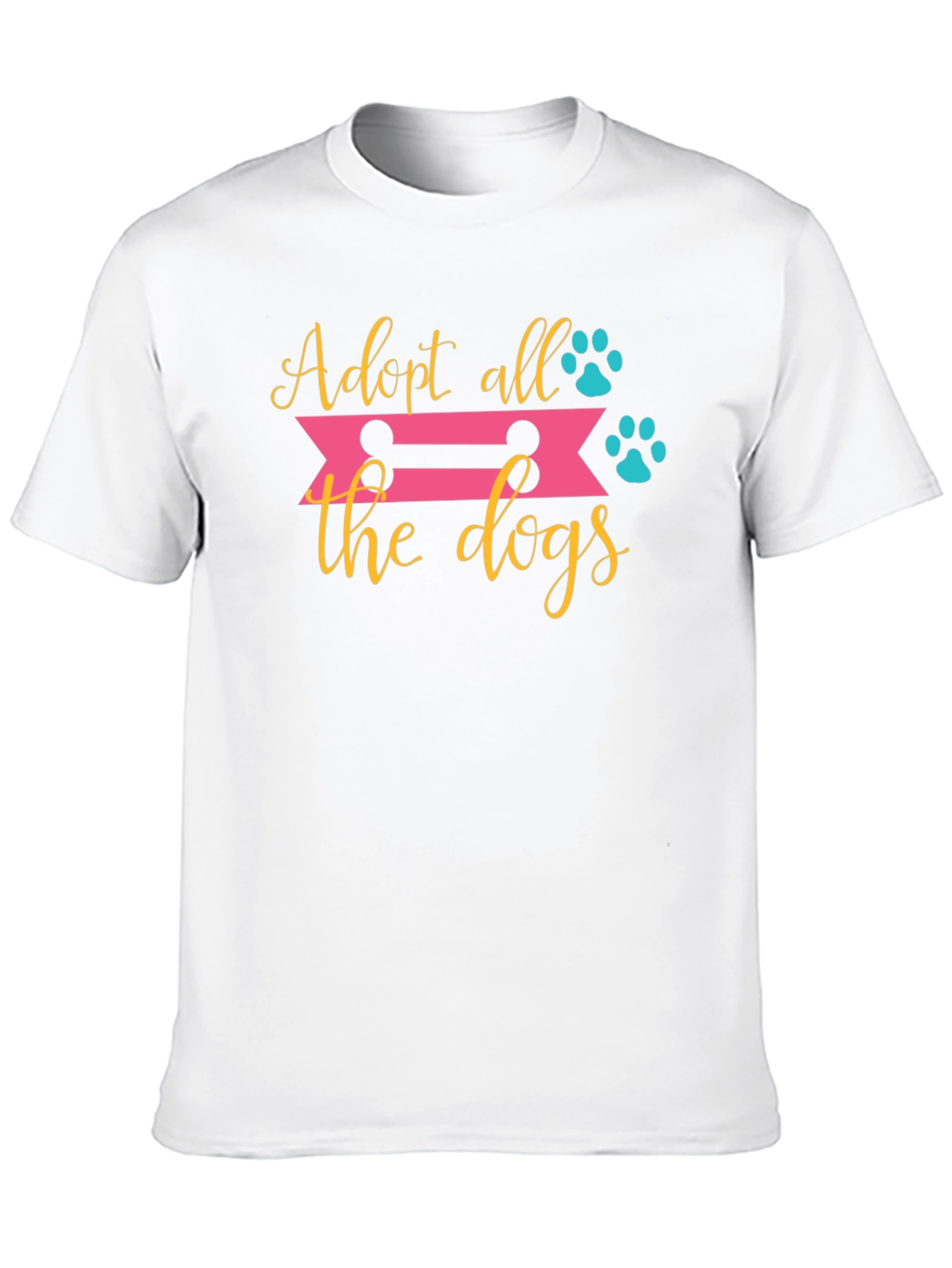 Adopt All The Dogs Graphic Tee