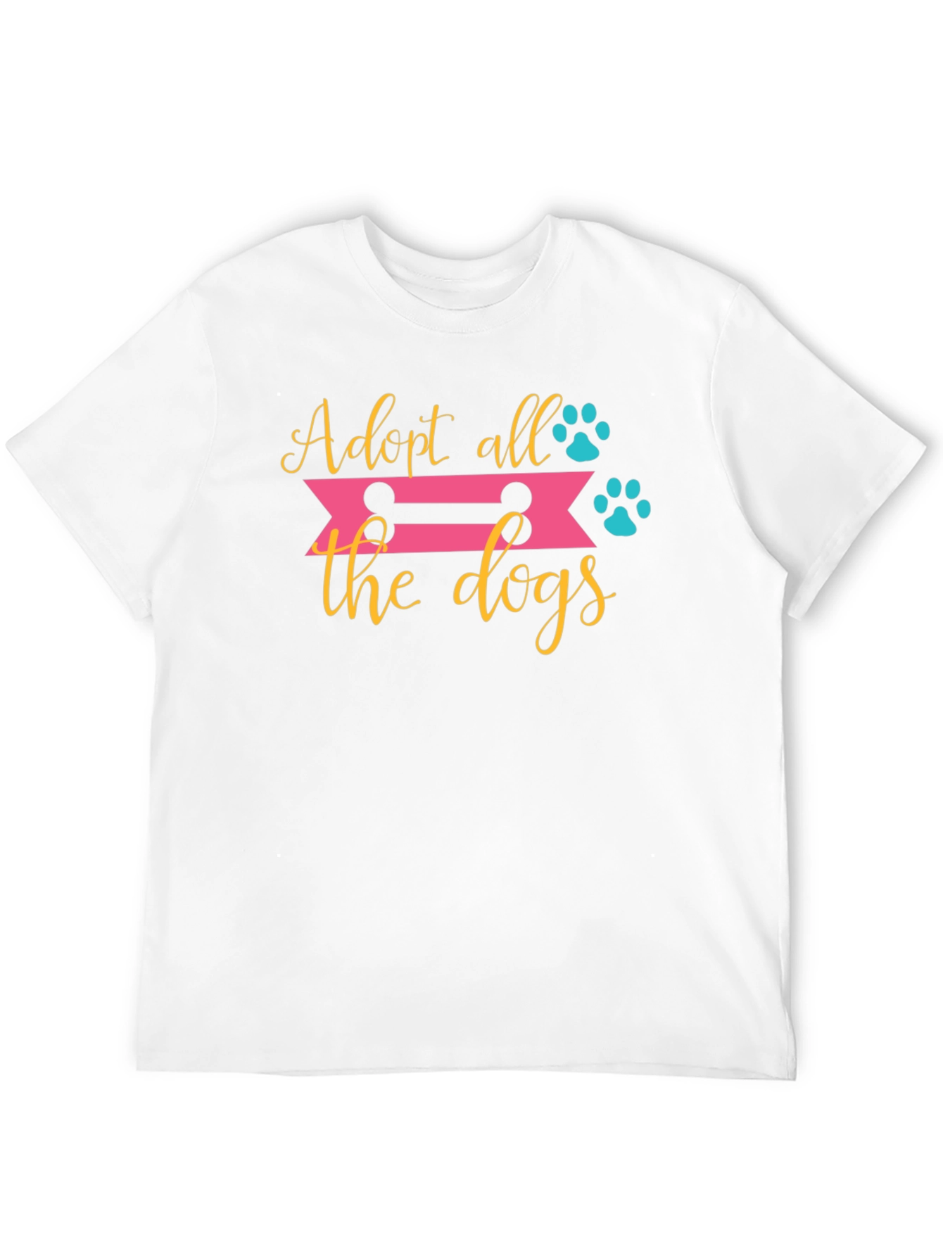 Adopt All The Dogs Graphic Tee