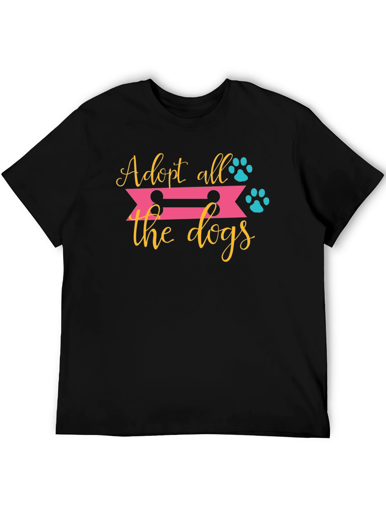 Adopt All The Dogs Graphic Tee