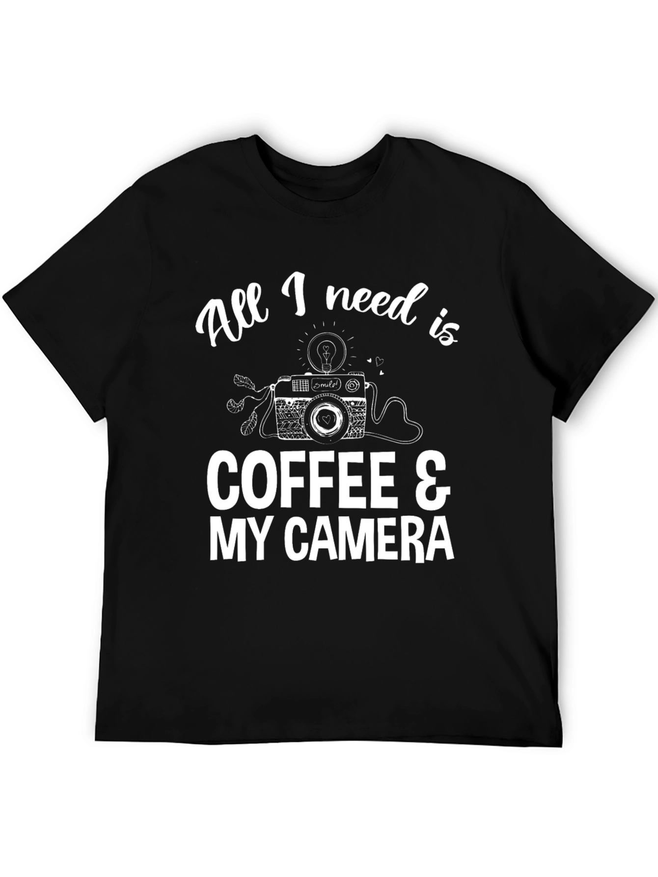 Coffee & Camera Graphic Tee - Photographers Essential