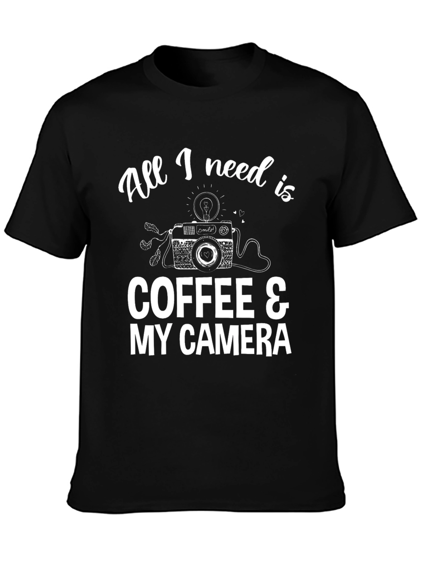 Coffee & Camera Graphic Tee - Photographers Essential