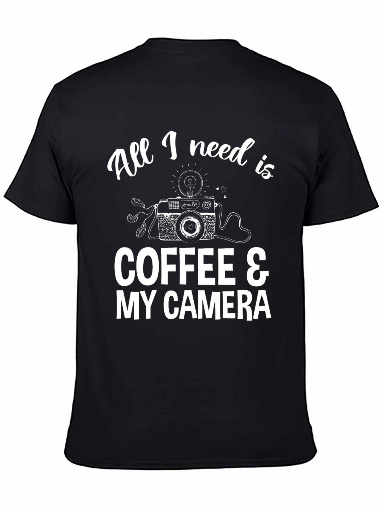 Coffee & Camera Graphic Tee - Photographers Essential
