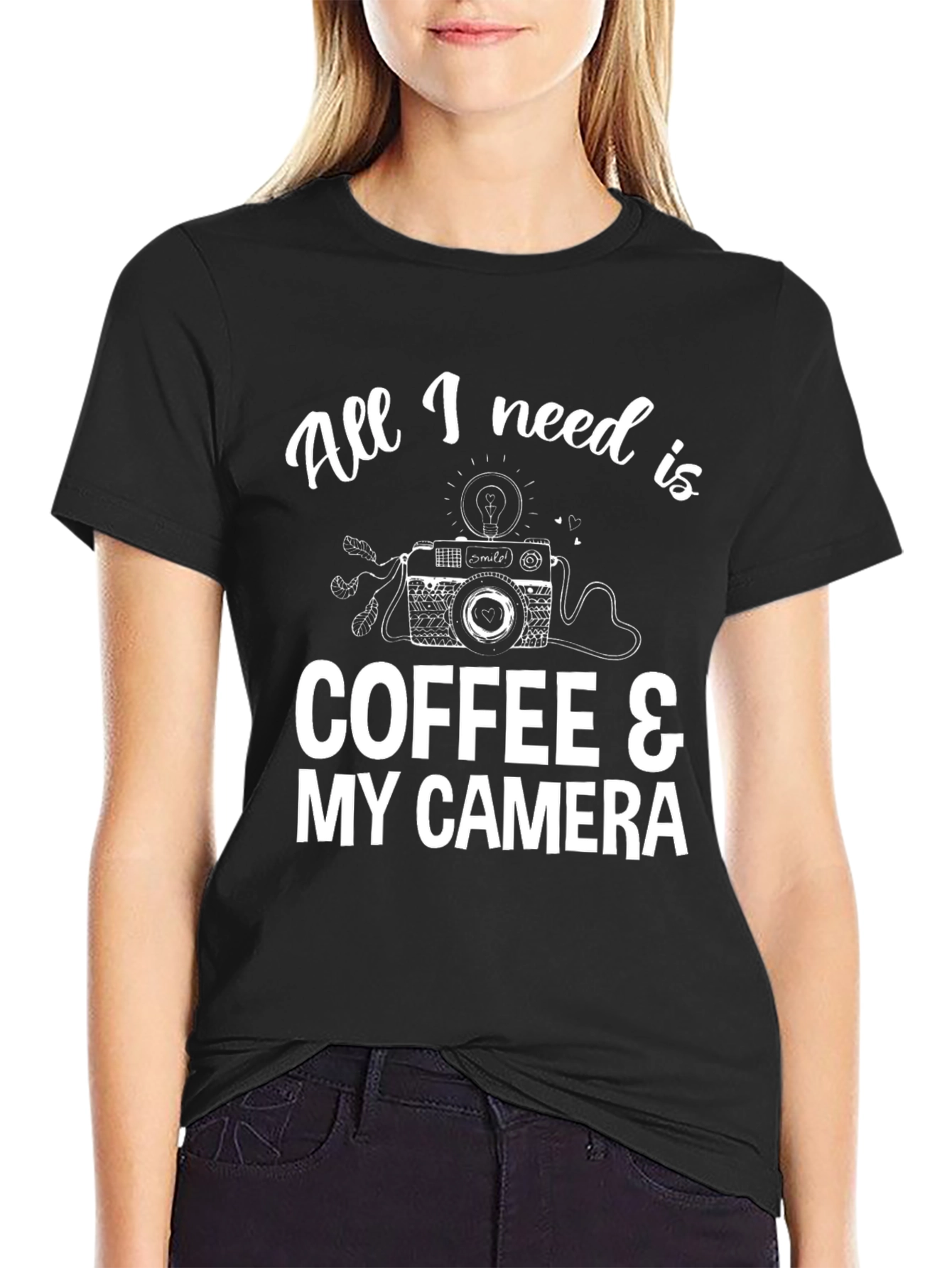 Coffee & Camera Graphic Tee - Photographers Essential