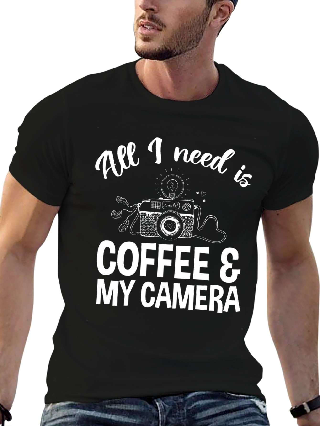 Coffee & Camera Graphic Tee - Photographers Essential