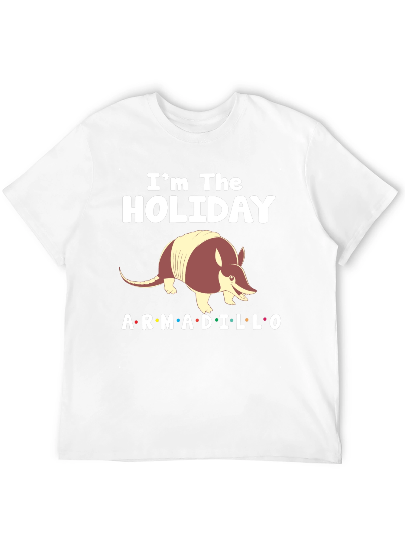 Holiday Armadillo T-Shirt - Fun Festive Tee