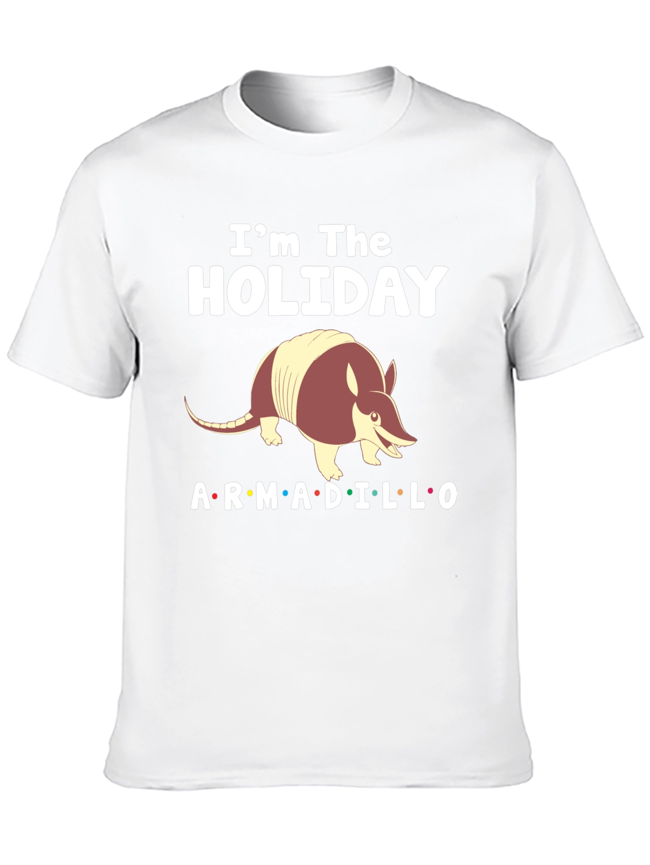 Holiday Armadillo T-Shirt - Fun Festive Tee