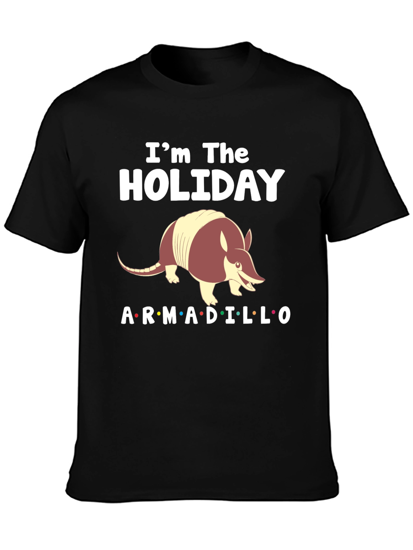 Holiday Armadillo T-Shirt - Fun Festive Tee