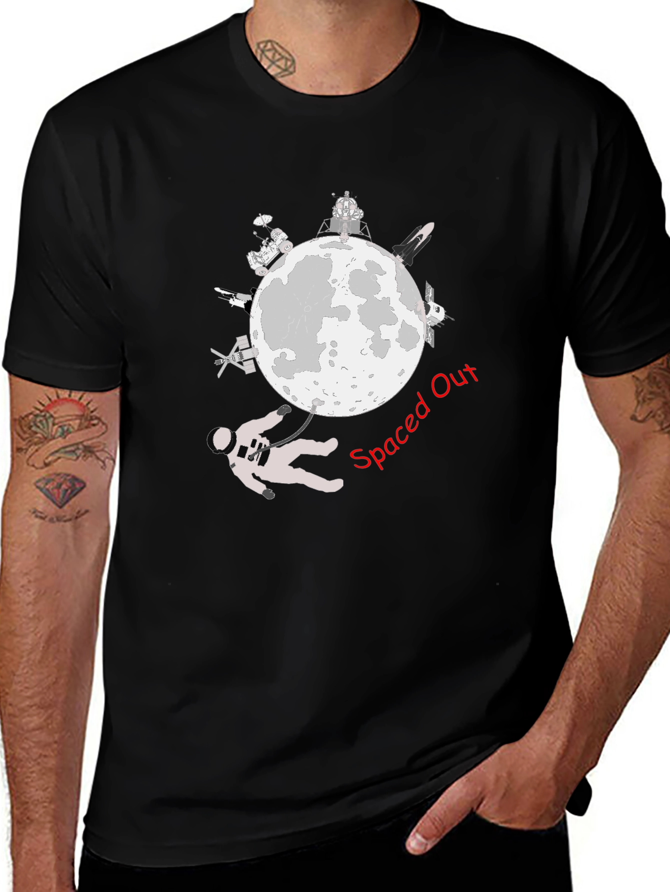 Spaced Out T-Shirt - Astronaut Design