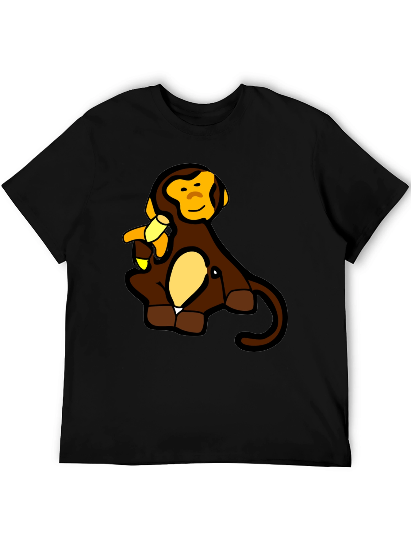 Monkey & Banana Black T-Shirt