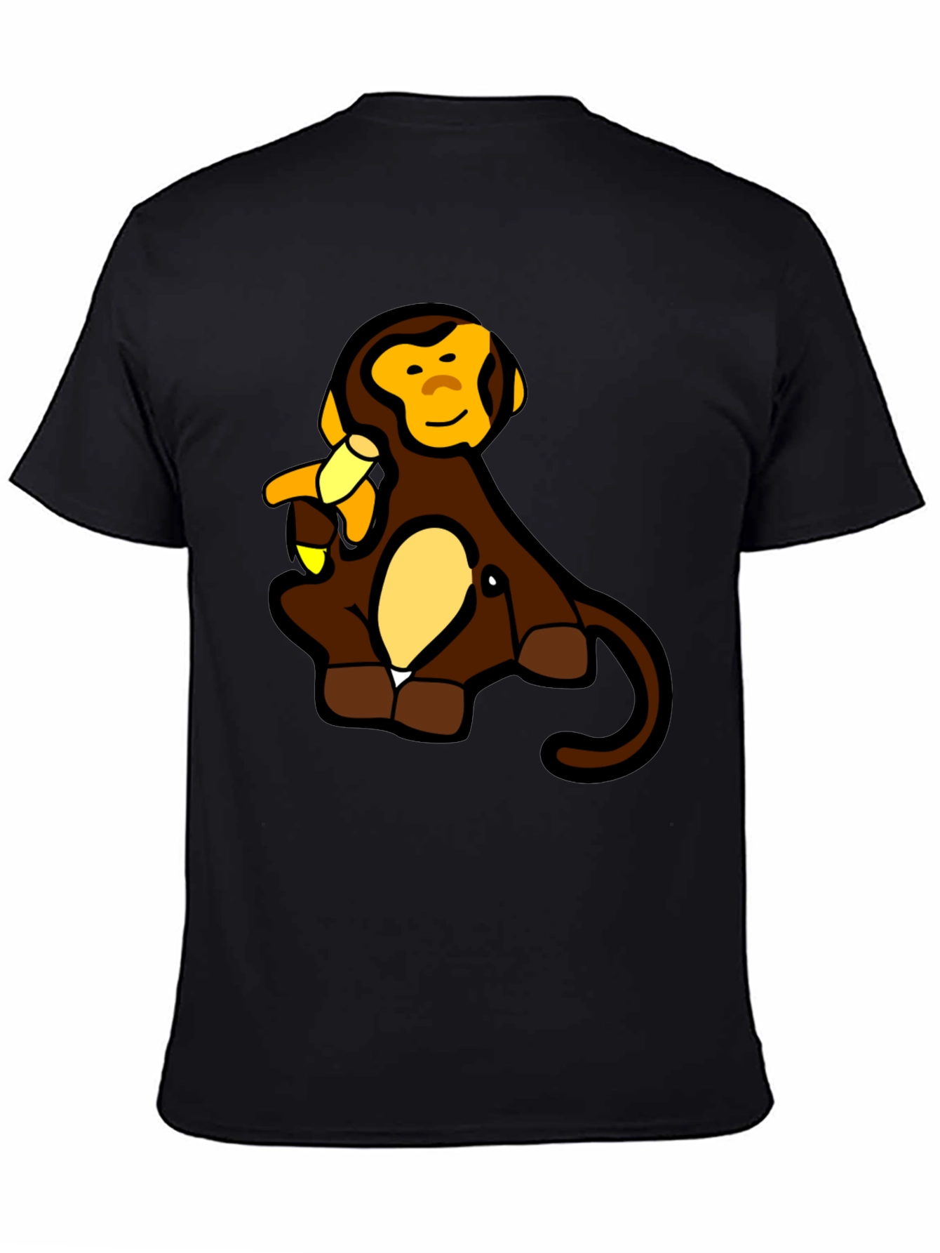Monkey & Banana Black T-Shirt