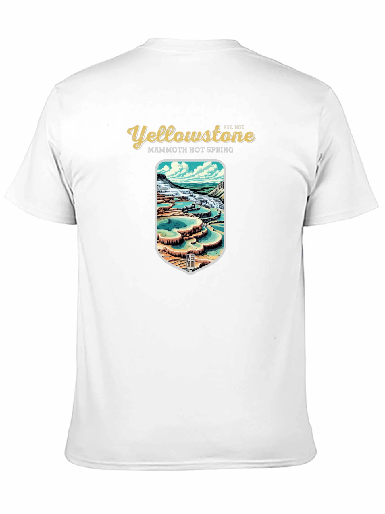 Yellowstone Mammoth Hot Spring Graphic Tee