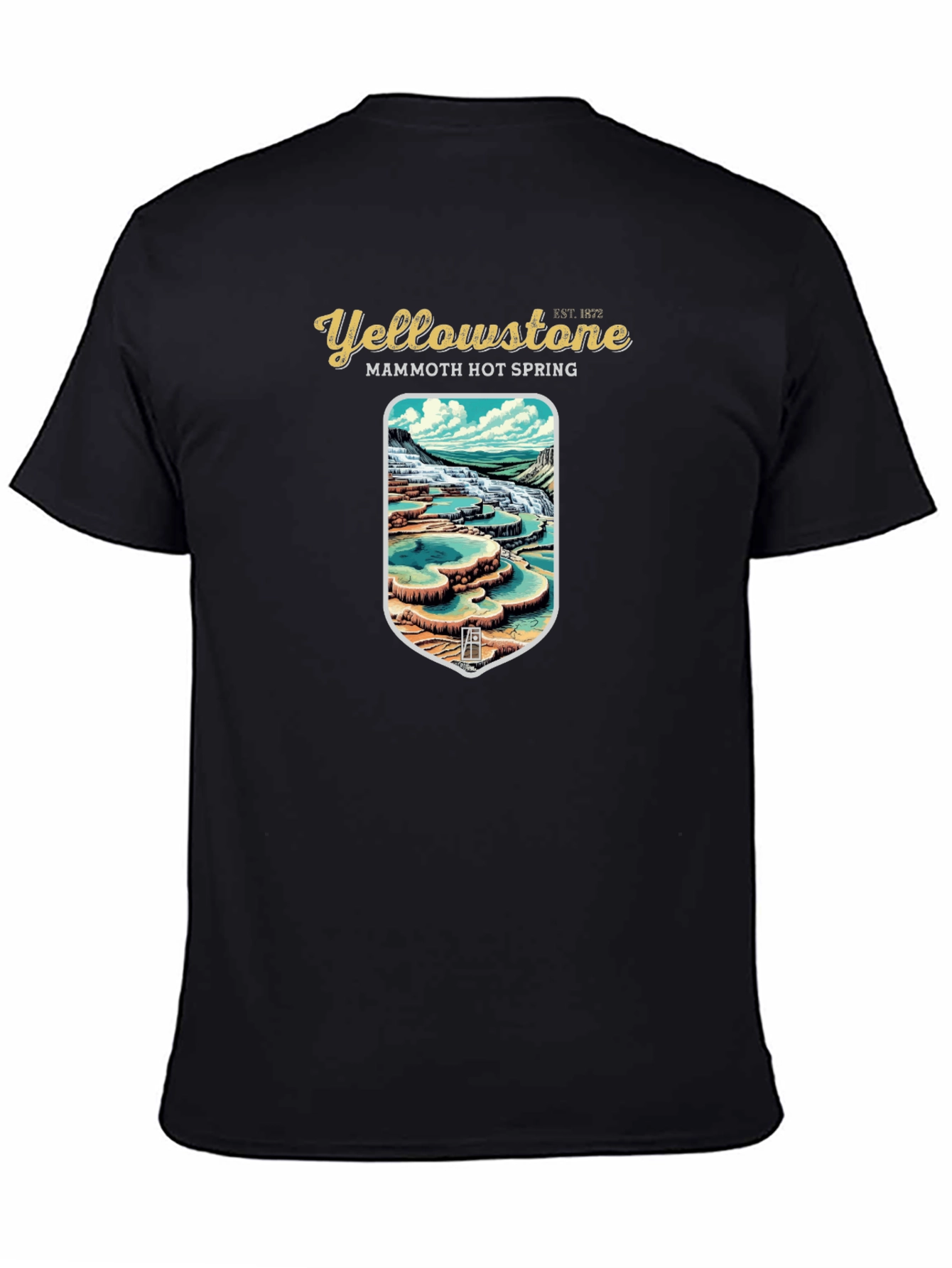 Yellowstone Mammoth Hot Spring Graphic Tee