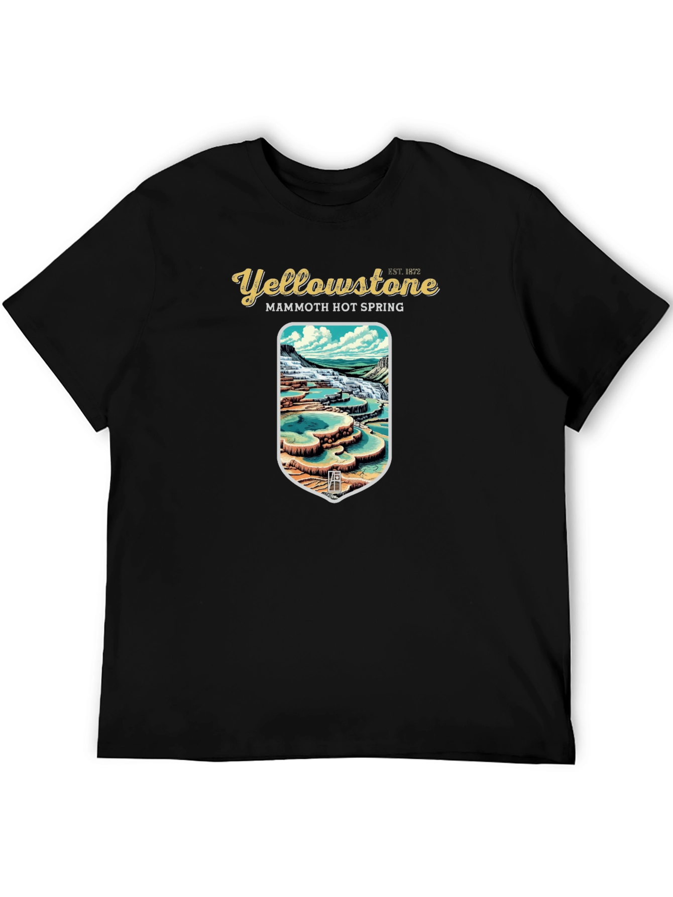 Yellowstone Mammoth Hot Spring Graphic Tee