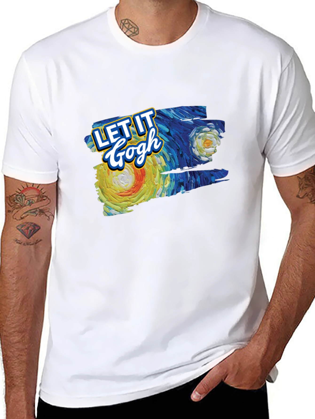 Let It Gogh T-Shirt - Artistic Tee
