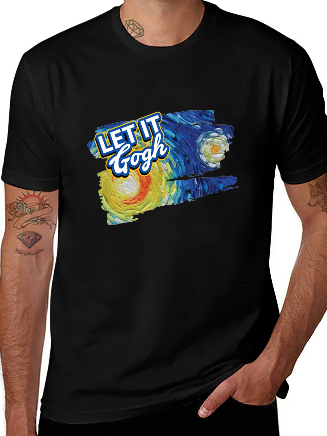 Let It Gogh T-Shirt - Artistic Tee