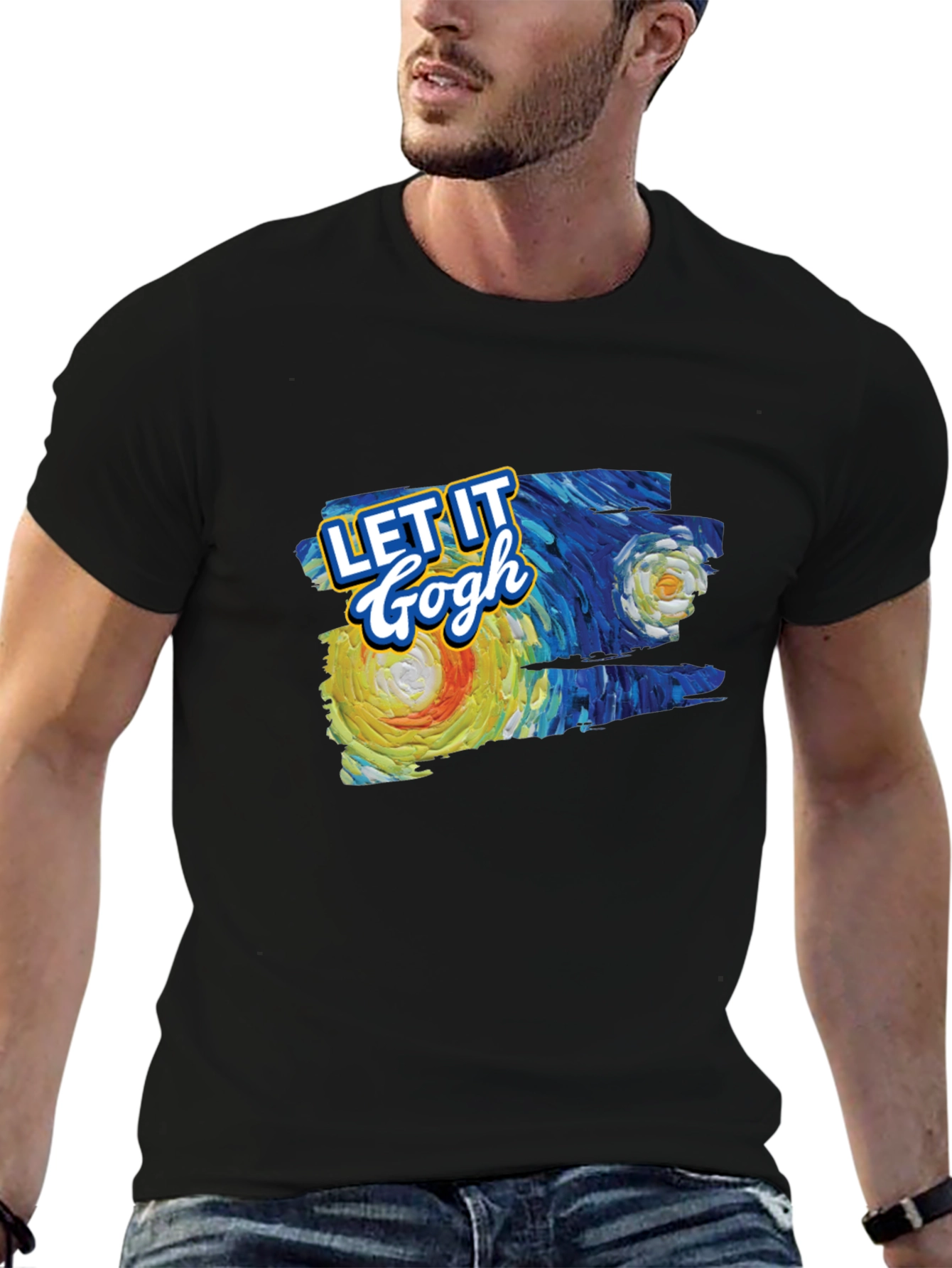 Let It Gogh T-Shirt - Artistic Tee