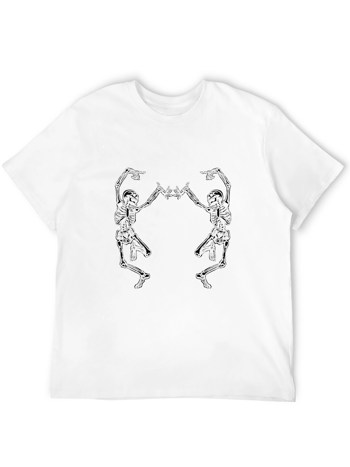 Dancing Skeleton Graphic T-Shirt
