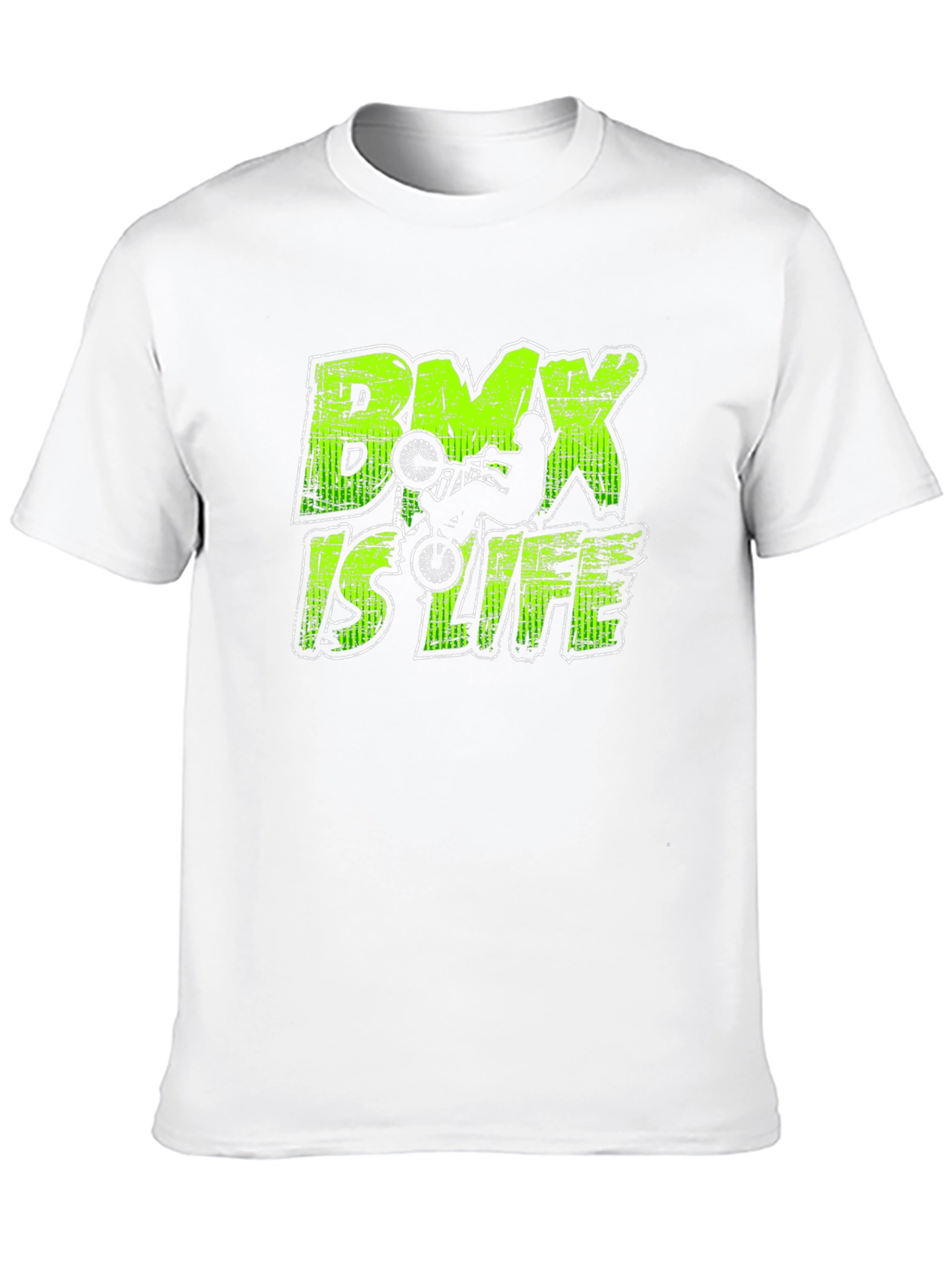 BMX Is Life Graphic Tee - Black Cotton Shirt