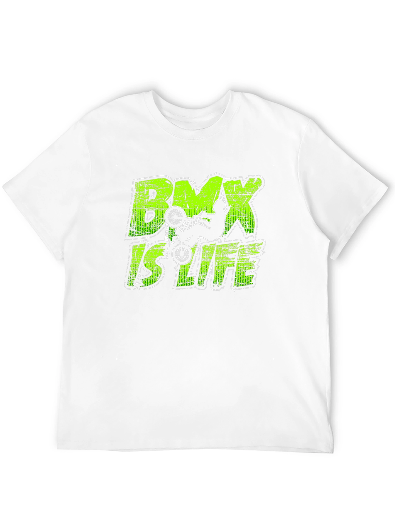 BMX Is Life Graphic Tee - Black Cotton Shirt