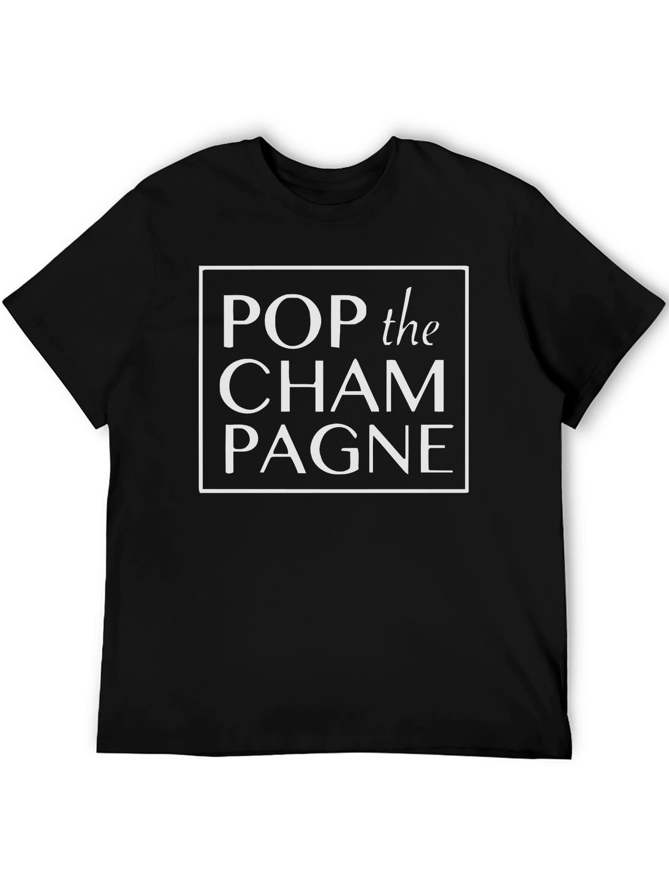 Pop the Champagne Graphic T-Shirt
