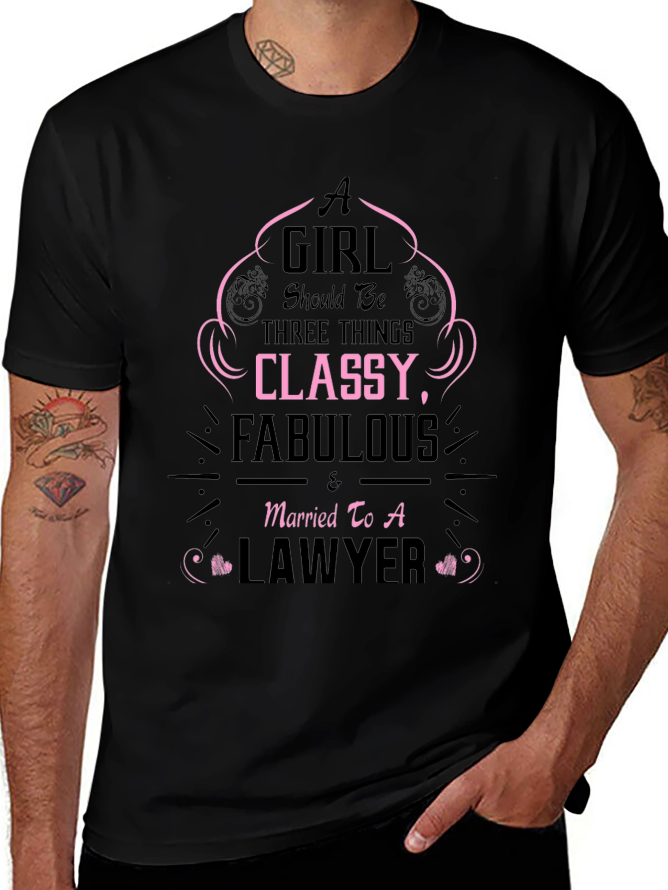 Classy Fabulous Lawyer Wife T-Shirt