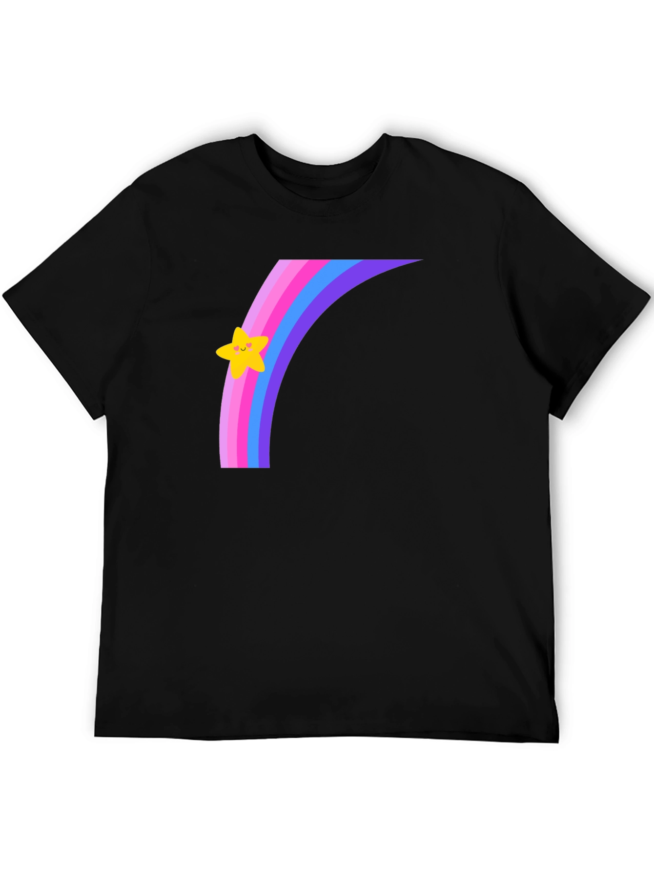 Rainbow Star Graphic Tee - Cute & Fun!