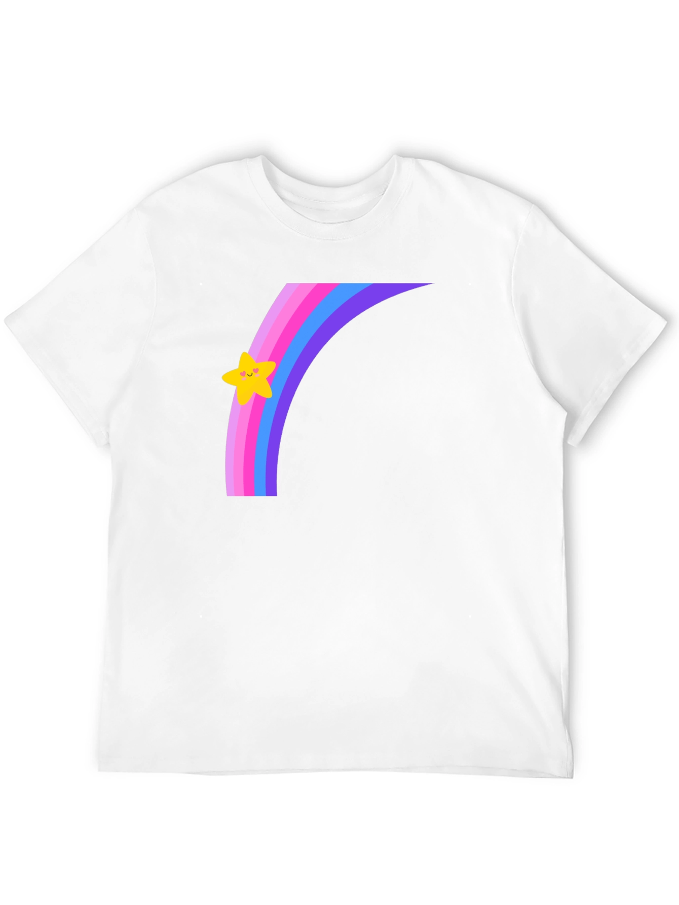 Rainbow Star Graphic Tee - Cute & Fun!