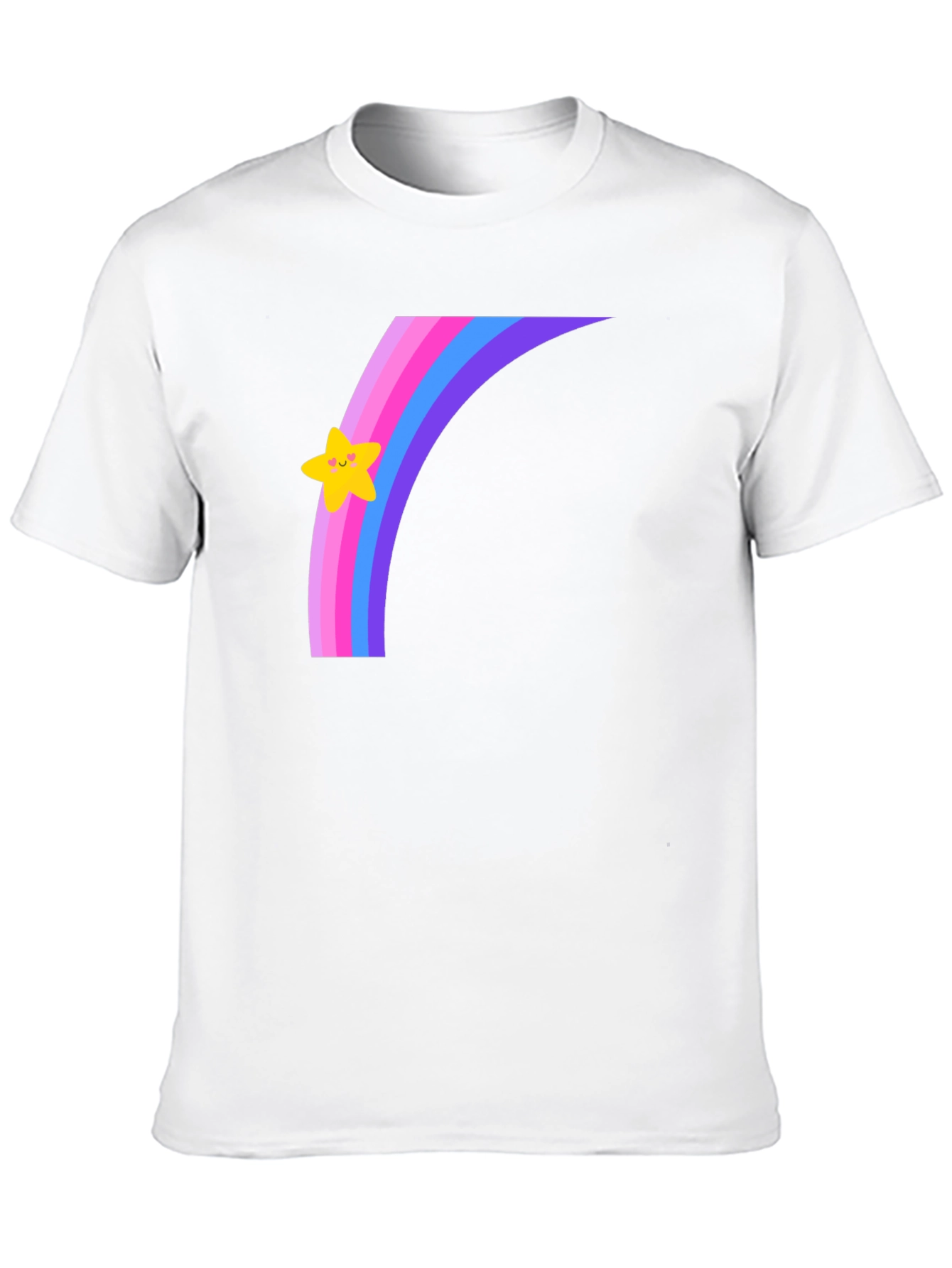 Rainbow Star Graphic Tee - Cute & Fun!
