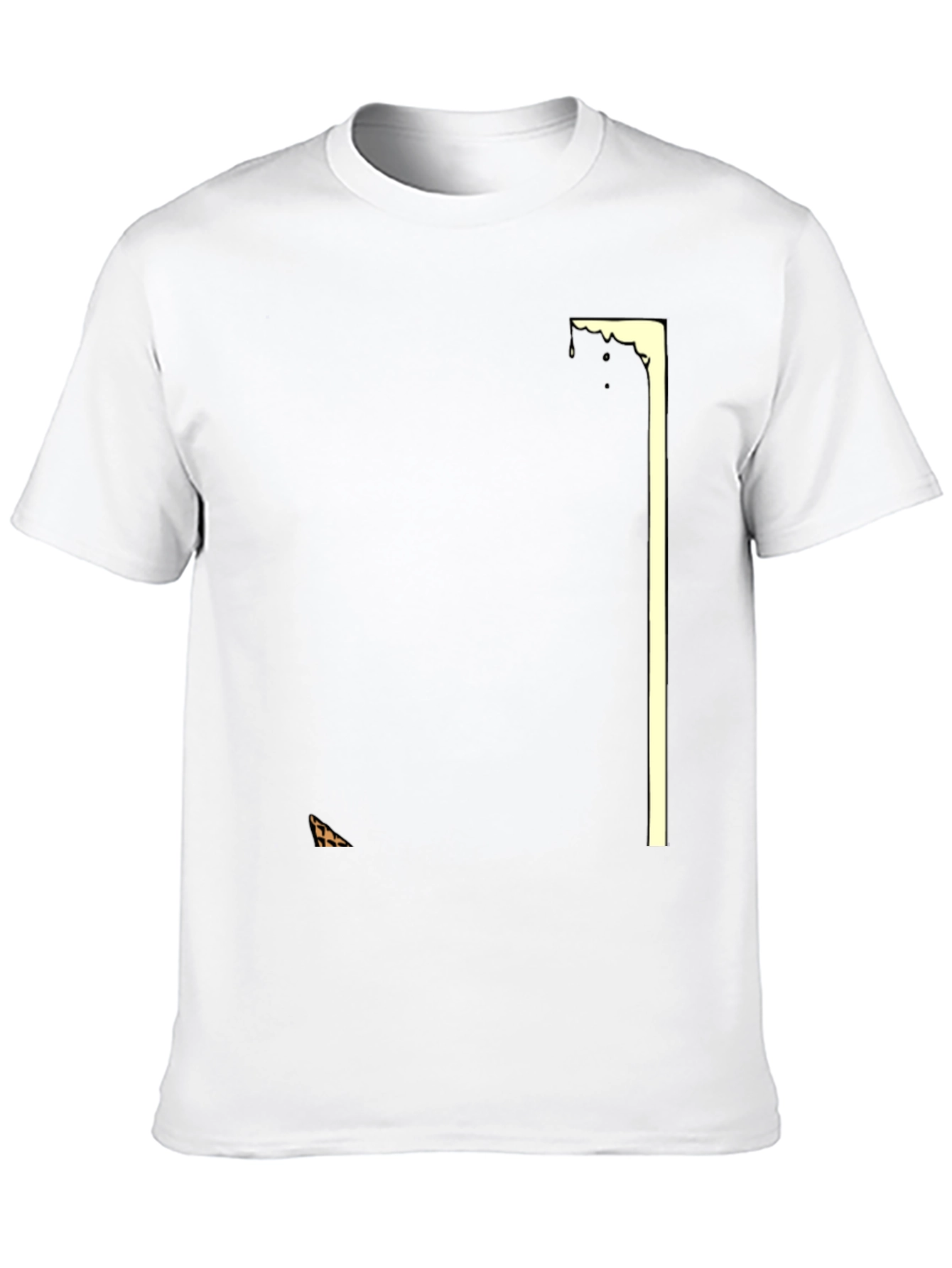 Stylish Black Graphic Tee - Geometric Design